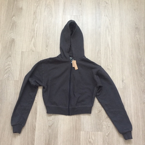 SKIMS Tops - 🆕🎄🎁SKIMS Top Jacket The ZIP Up Hoodie Black xxs